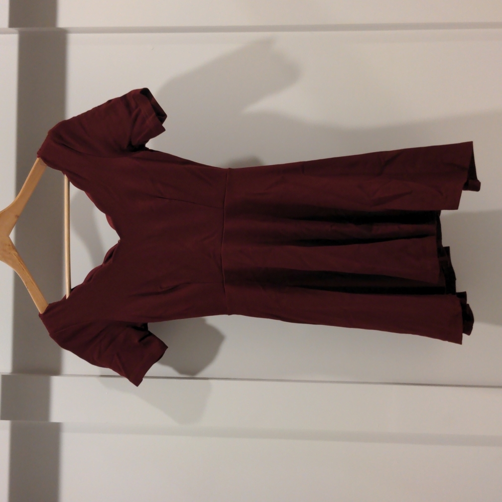 Maroon dress
